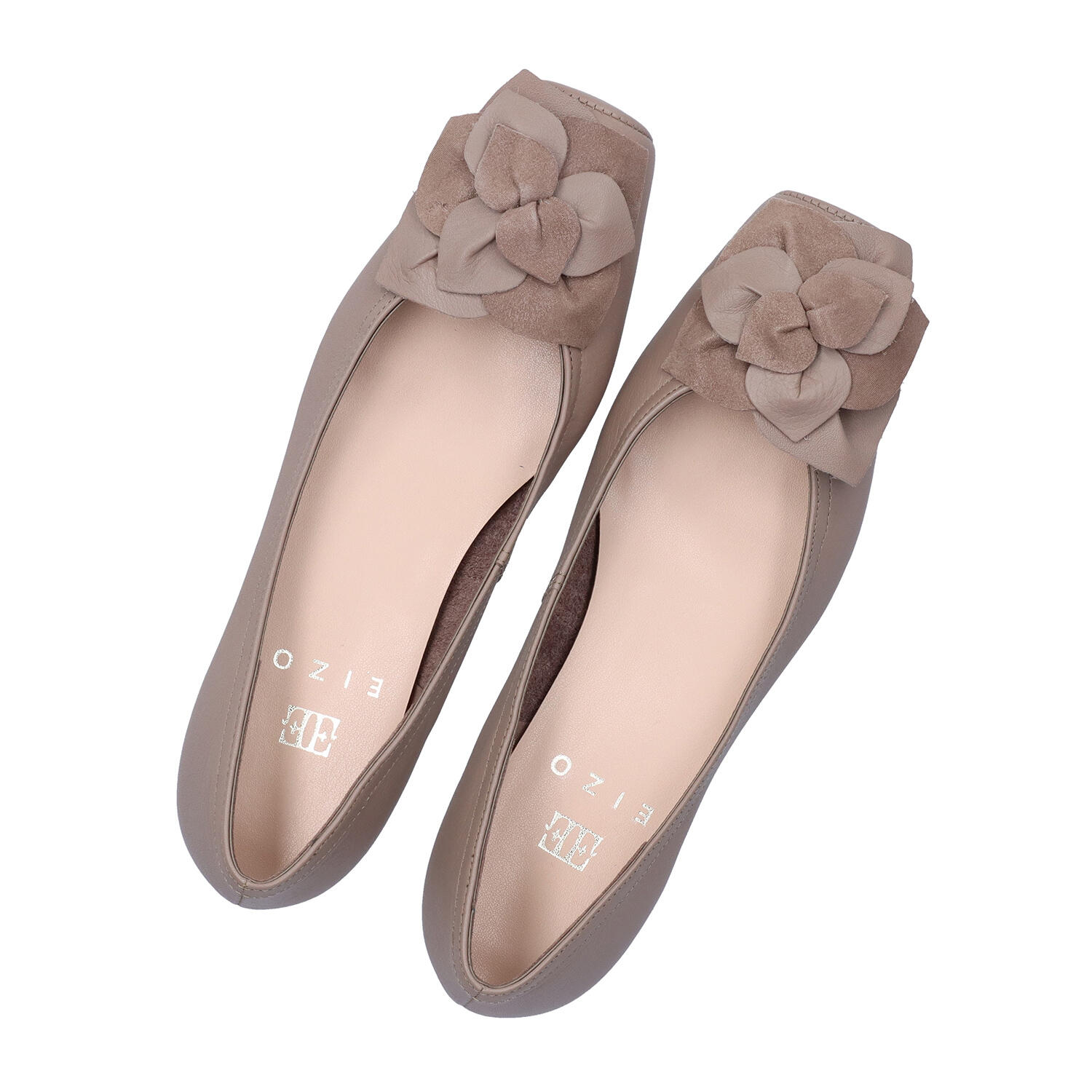 EIZO(エイゾー)|スクウェアトゥ シープスキン ローヒールシューズ |日本革市