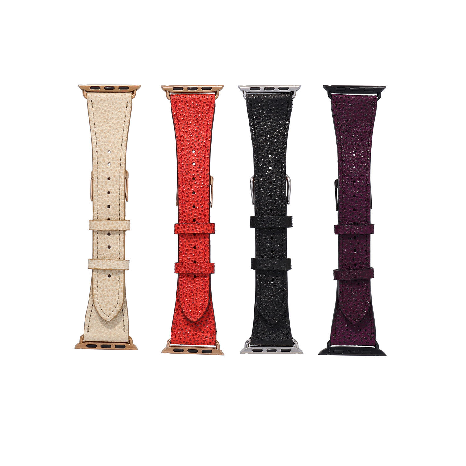 坂本商店（サカモトショウテン）｜黒桟革 Apple Watch用時計ベルト　41mm ｜日本革市