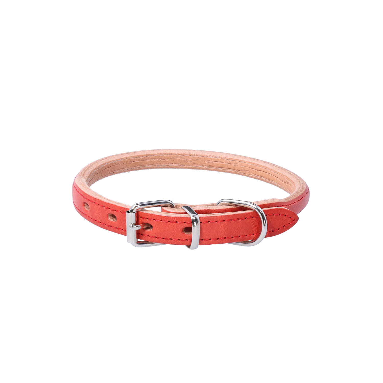 Whose Leather（フーズレザー）｜ヌメ革 小型犬用 中型犬用 ５号 丸首輪｜日本革市