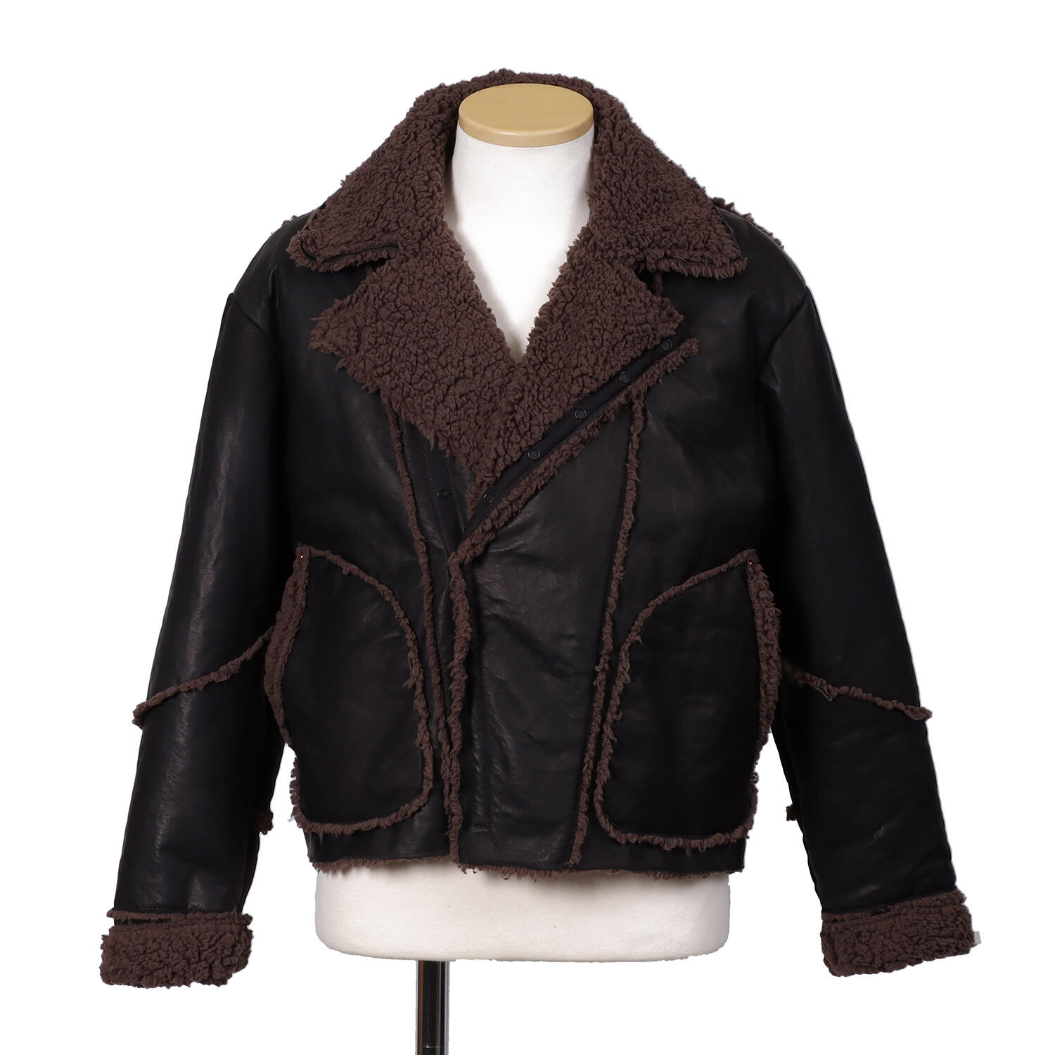 MOQUIP（モキップ）｜鹿革　ライダース風　レザーブルゾン アウター｜日本革市