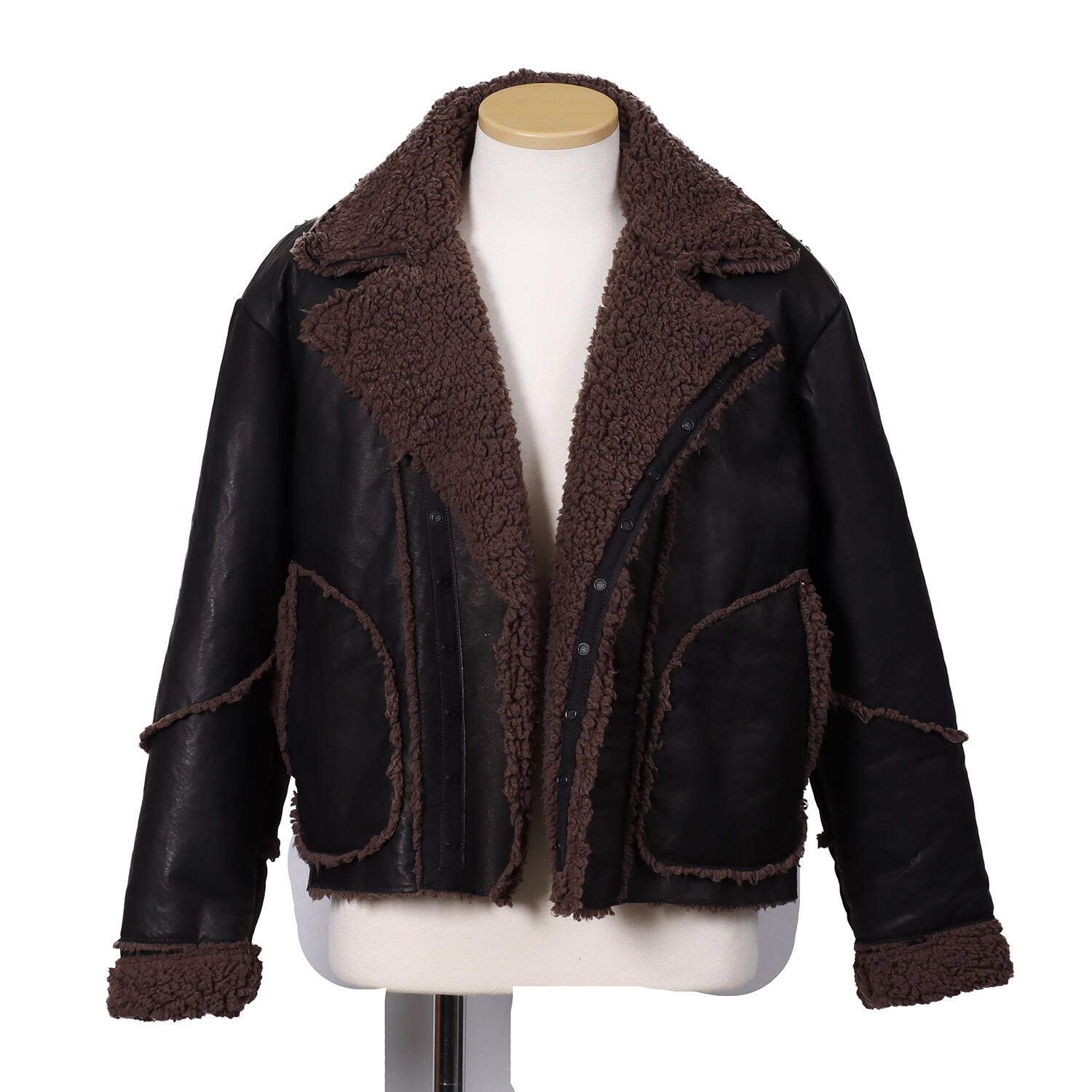 MOQUIP(モキップ)|鹿革 ライダース風 レザーブルゾン アウター|日本革市