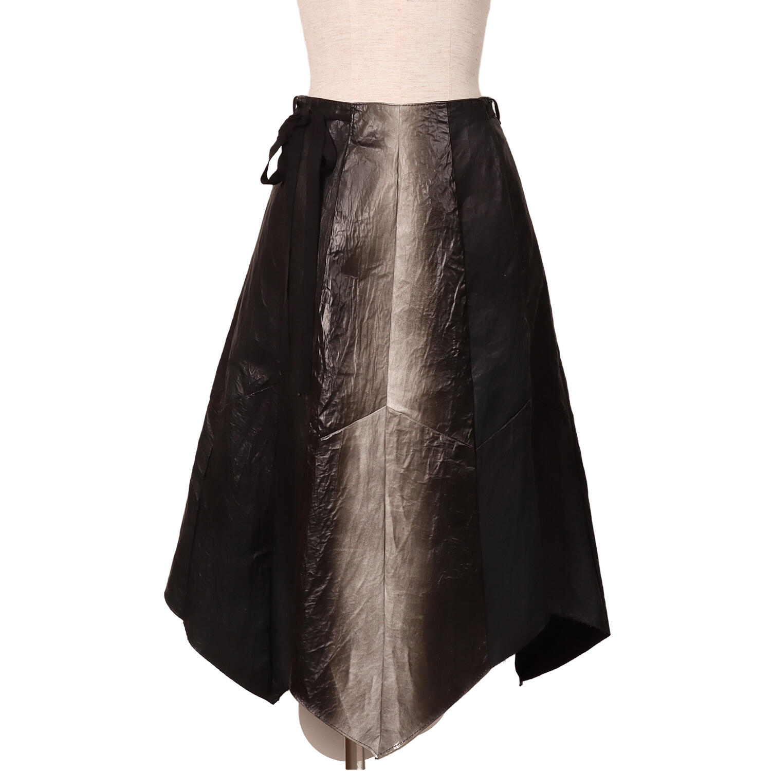 MOQUIP（モキップ）｜手染め 鹿革 ラップスカート 巻きスカート｜日本革市