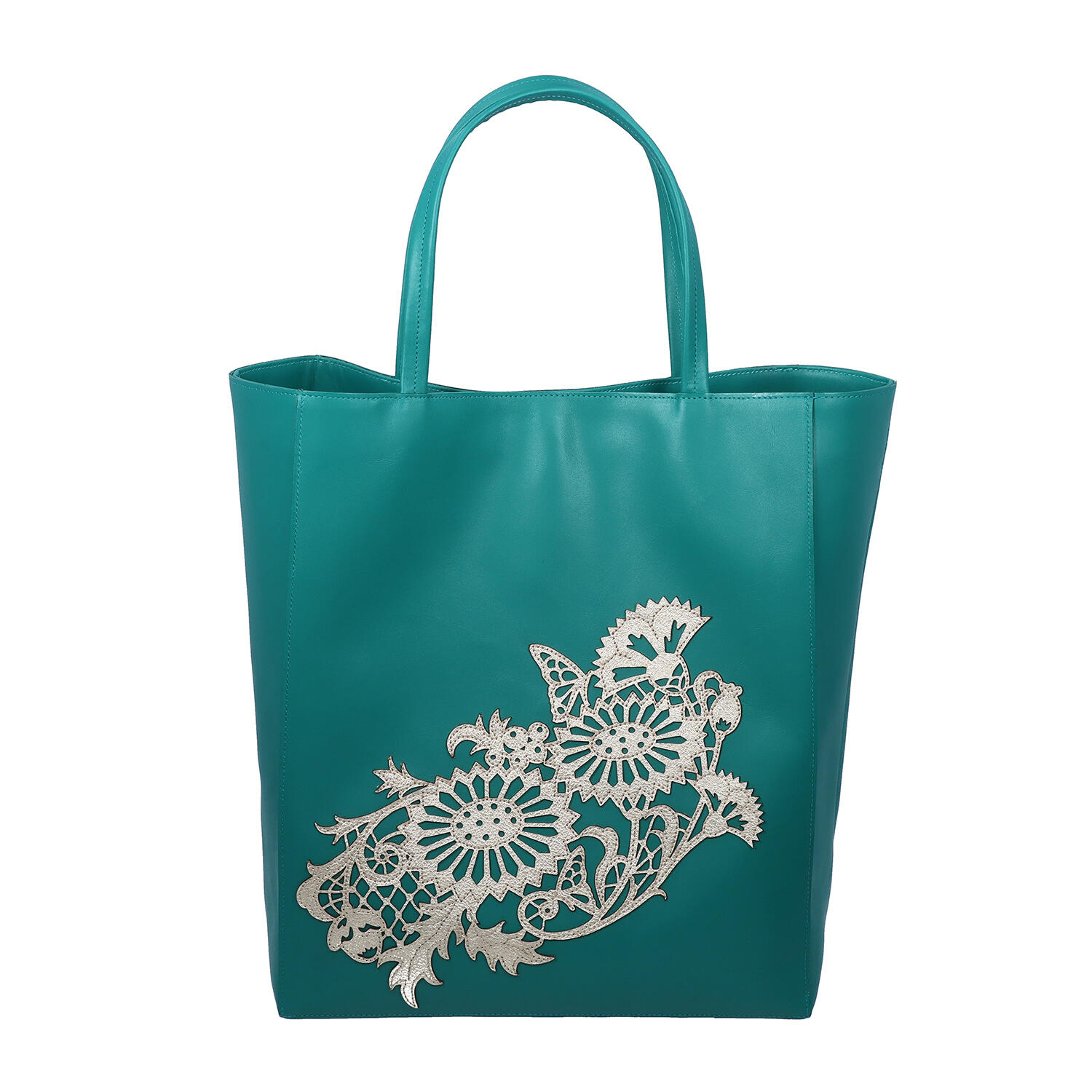 sato-ca(サトカ)|A4 レース調 牛革 レザートートバッグ|日本革市